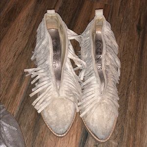 Fringe booties